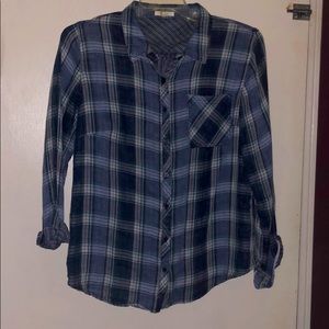 Maurice’s blue plaid button down—size XL
